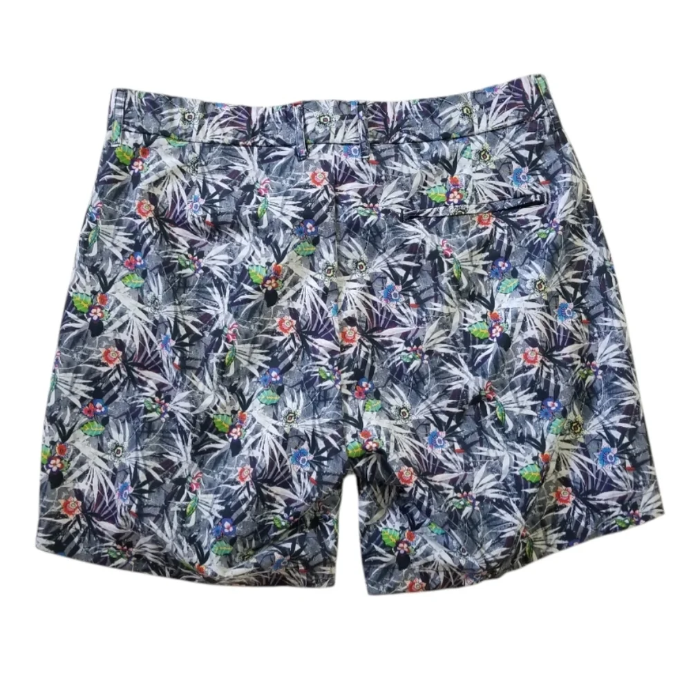 ROBERT GRAHAM Hybrid Shorts Size 34 Classic Fit Floral Casual Boardshorts